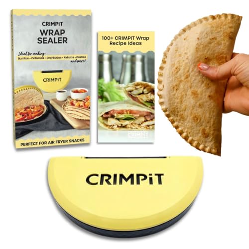 CRIMPiT Wrap - Start Enjoying Wraps Like You've Never seen Them Before - Plus 100 Ideas Recipe Book - Mess Free Burritos, Calzones, Enchiladas, Kebabs