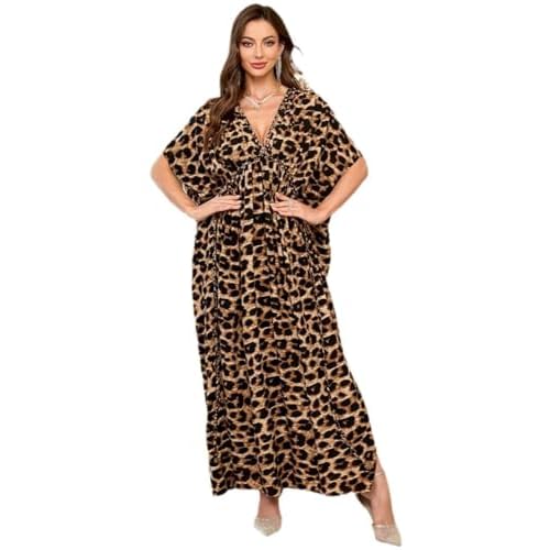 RanRui Women Beach Cover up Caftan Loungewear Swimsuit Cover Up Kaftan Dress 8765-13 One Size