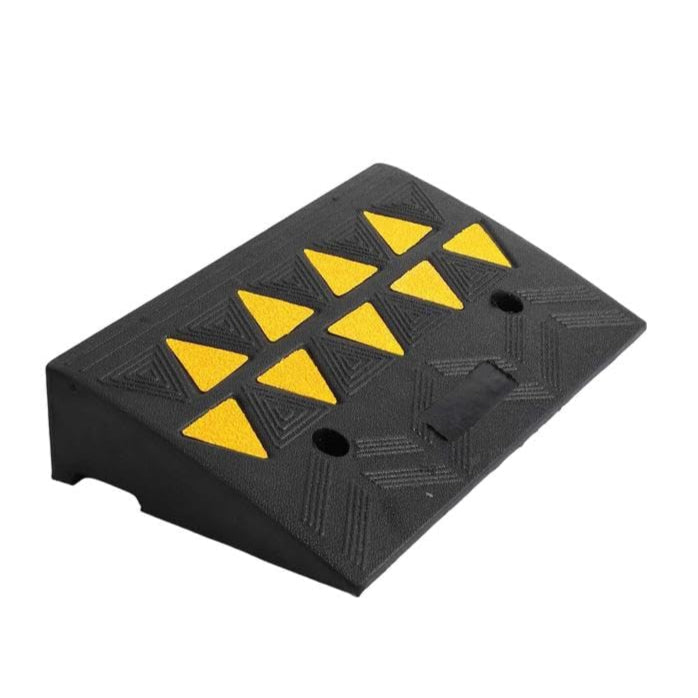 Garvee 4.1" - Heavy Duty Rubber Curb Ramp 4.1" Rise Height for Driveways - Trucks, Buses, Wheelchairs