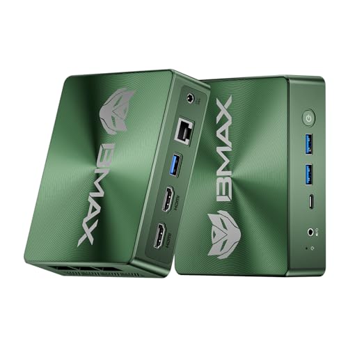 Bmax B6 Power Mini PC 16GB LPDDR4 2133MHz - 1TGB NVME SSD Intel Core i7-1060NG7 Processor 4C-8T up to 3.8GHz, Desktop Mini Computers Wi-Fi 6, BT 5.2,