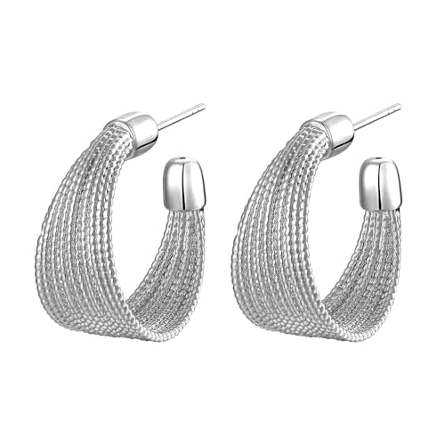 Gold Earrings,Gold Hoop Earrings For women, 14K Gold Plated Dangle Earrings, Gold Earrings For Women Hoops, Silver Hoop Earrings For Women gold6