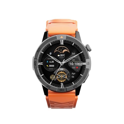AGM Legion Pro Militär Smartwatch Herren, Robuste Fitnessuhr Wasserdicht 5ATM, 1,43" AMOLED Outdoor Sportuhr mit GPS, Offline-Karten für Routenaufze