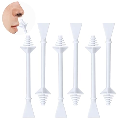 SUERBEATY 60 Pcs Nose Wax Sticks, Hair Wax Applicator with Disposable Spatulas for Nostril Cleaning, Ear Face Hair Removal for Men Women, Painless