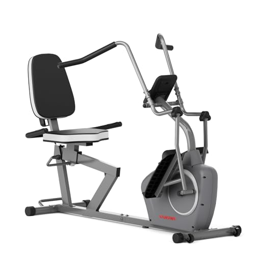 VANSWE Recumbent Exercise Bike for Adults Seniors - Recumbent Bikes for Home with Magnetic Resistance, Bluetooth and App Connectivity, Pulse Sensor Si