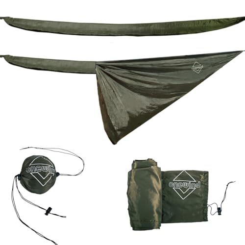 Onewind Premium Hammock Tarp Sleeve 12ft Camping Tent Rain Fly Snakeskin for Tarp Easy Storage and Display, Hiking and Backpacking, Lightweight and Du