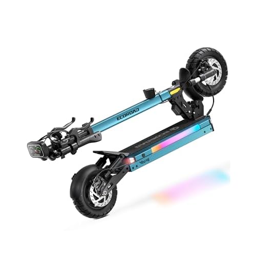 Electric Scooter Adults, 800-1000W Motor & 31MPH Peak Portable E-Scooter, Up to 31 Miles Range, 10" Off-Road PneumaticTires, Dual Suspension & Brakes