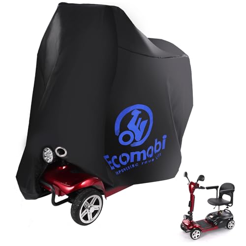 Mobility Scooter Cover for MS02 & MS02 Pro - Waterproof & UV Protection Black Oxford Fabric Car Cover, Nano Coating Design, Dust & Rain Protection, In