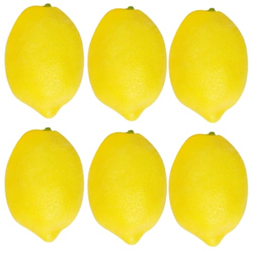 Notakia Artificial Lemons Artificial Fruits Fake Lemons Lifelike Lemonade Simulation Party Kitchen Table Summer Decorations Vase Filler Photographic P
