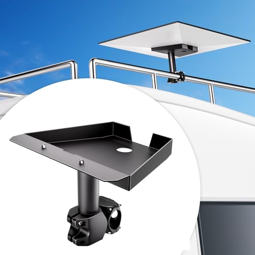 Qoope Starlink Gen 3 RV Ladder Mount ,Starlink Pole Clamp Mount Starlink Roof Rack Adjustable 0.8-1.17” Starlink Pipe Adapter for RV Poles, Roofs, S