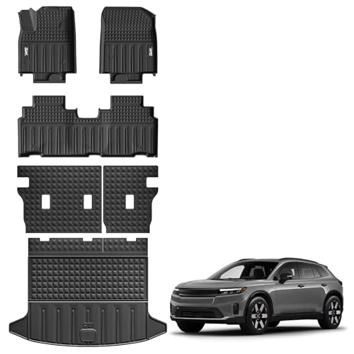 Floor Mats & Cargo Liner for XXX 2024 2025 2026, All Weather Protection Car Mats with Backrest Mat, Back Seat Cover Protector for 2025 XXX Accessories