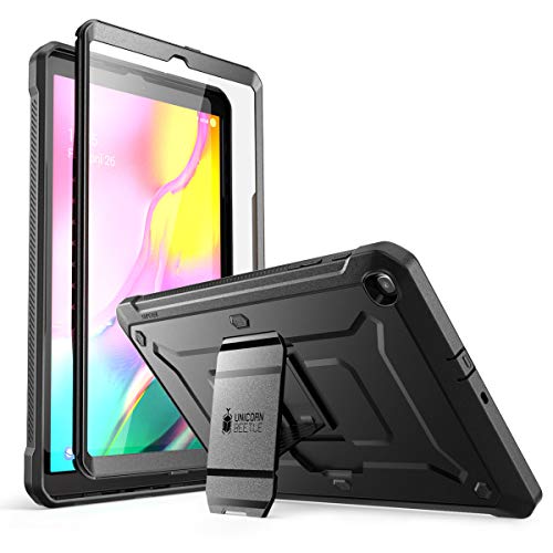 SUPCASE for Galaxy Tab A 10.1 Case with Screen Protector (Unicorn Beetle Pro), [Built-in Stand] Full-Body Heavy Duty Protective Tablet Cover for Samsu