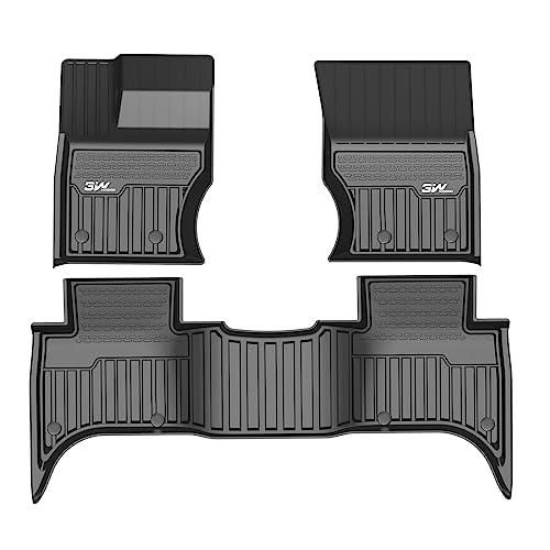 3W Floor Mats Fit Range Rover Sport 2014-2022(Not for Range-Land Rover Discovery Sport) TPE All Weather Custom Fit for Land Rover Sport 1st and 2nd Ro