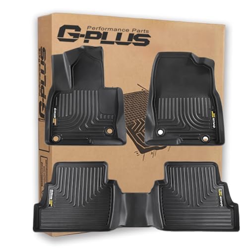 G-PLUS Floor Mats Cargo Liner Compatible with Mazda CX-5 CX5 2017-2025 Custom Fit All Weather Full Cover Protection 1st & 2nd Row Liner TPE Floor Line