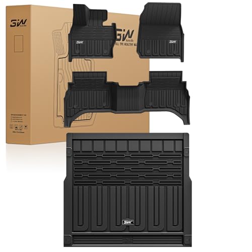 3W Floor Mats & Cargo Liner Fit Range Rover Sport 2023-2025 (Not for Range-Land Rover Discovery Sport) TPE All Weather Custom Fit for Land Rover Sport