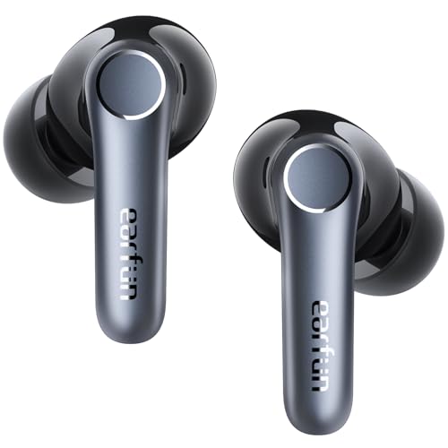 EarFun Air Pro 4 Adaptive Hybrid Noise Canceling Wireless Earbuds, Qualcomm Snapdragon Sound, aptX™ Lossless, 6 Mics AI CVC 8.0 Call, LDAC Hi-Res Au