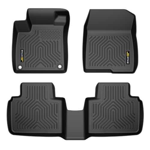 G-PLUS Floor Mats Cargo Liners,Compatible with 2018-2022 Honda Accord Sedan,Black Full Cover Protection Floor Liner All Weather,alfombras para carro F