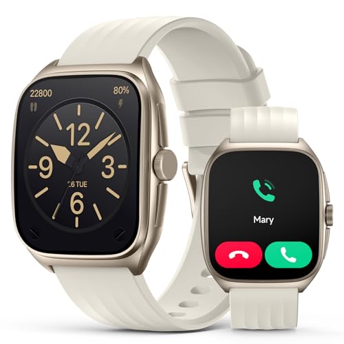 2025 SOUYIE Smart Watch for Men and Women with SOS Emergency Alert, 1.85" AMOLED Fitness Tracker with 100+ Sports Modes, Heart Rate, SpO2, Sleep Monit