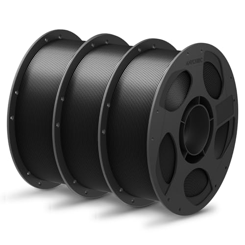 ANYCUBIC PLA+ 3D Printer Filament 1.75mm, High Toughness 3D Printing Filament, Dimensional Accuracy +-- 0.02mm, Print with Most FDM 3D Printers, 3 Pac