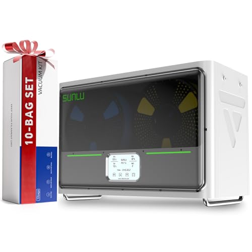 Filament Dryer Box S4,Four-Spool 3D Printer Dehydrator with Rapid Heating, Auto Humidity Control, and Advanced Triple Fan Upgrade,Compatible with PLA,