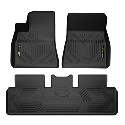 G-PLUS Floor Mats Compatible with Tesla Model 3 2017-2023 Sept Old Style, Not Fit 2023 Oct-2026 New Model,All Weather Full Cover Protection 1st & 2nd