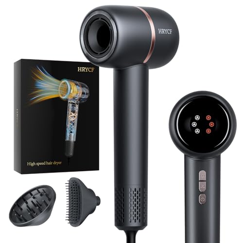 Hair Dryer,Less Heat Damage 160,000RPM High Speed Blow Dryer,Negative Ionic Care Hair Dryer,Fast Drying Ionic Blow Dryer,Thermo-Control Low Noise with