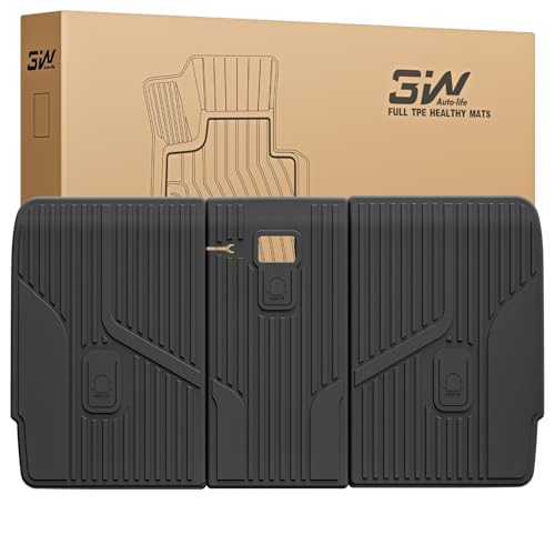 3W Tesla Model Y Juniper Seat Back Protector, Backseat Cover, TPE All Weather, Custom Fit 2025 2026 Tesla Model Y Juniper Accessories, 3PCS 1) Juniper