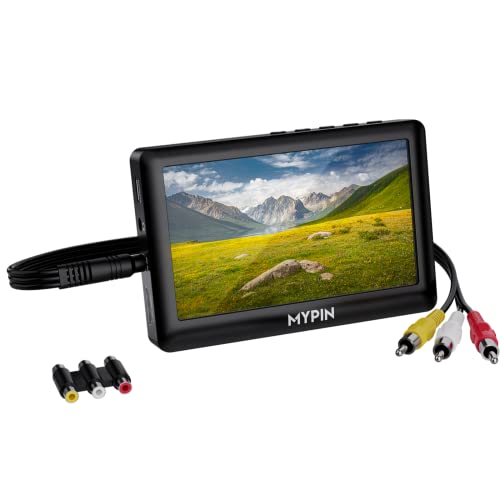 Video to Digital Converter, 4.3" AV Video Capture Box-Video Player, Record Video from VHS, HI8, Camcorder, Set Top Box or Any Source, Analog Video to