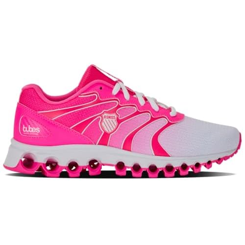 K-Swiss Women's Tubes 200 Training Shoe 6 Neon Pink-White