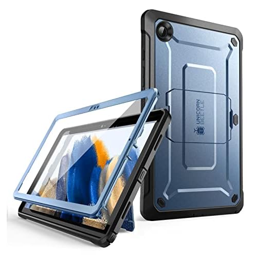 SUPCASE for Galaxy Tab A8 Case with Stand (Unicorn Beetle Pro), [Built-in Screen Protector] Full-Body Rugged Shockproof Heavy Duty Protective Tablet C