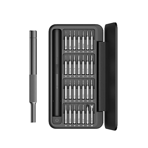 HOTO 28 in 1 Precision Screwdriver Set, Manual Small Screwdriver Magnetic Bits & Box, Mini Screwdriver Repair Kit for Eyeglasses, Electronics, Watches