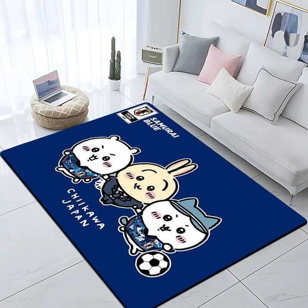Chiikawa cartoon Carpet Living room Bedroom floor mat Kitchen mat Bedroom Matbedroom birthday gift Yoga matcute giftC241105