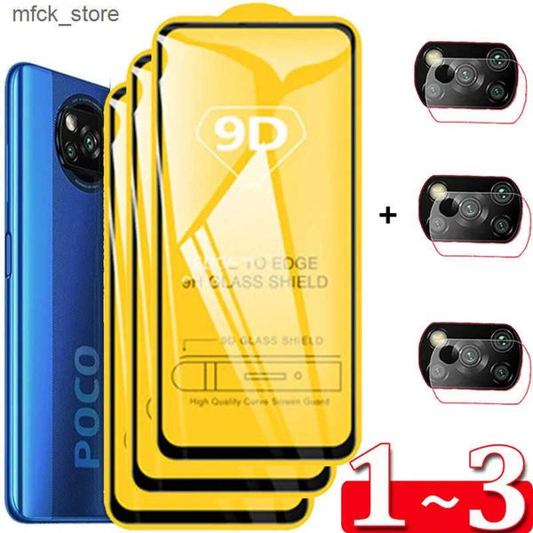 Cell Phone Protectors F6 X6 X5 X3 X4 F5 5G Tempered Poko M4 Pro Camera Film F4 GT Screen Protector For Poco M6 M5 M5S Glass J241202