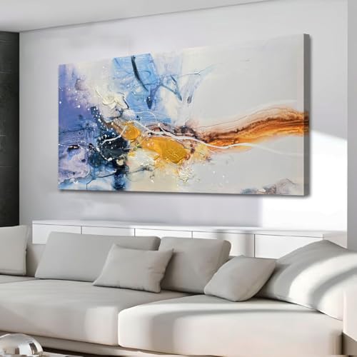 Ardemy Abstract Wall Art Bedroom Canvas Art Wall Decor Living Room Modern Textured Picture Painting Artwork for Kitchen Dining Home Office, Large 40"x