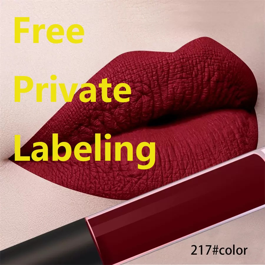MyyBeauty-Test quality-Private label lip gloss matte 80-color matte lip gloss waterproof and durable