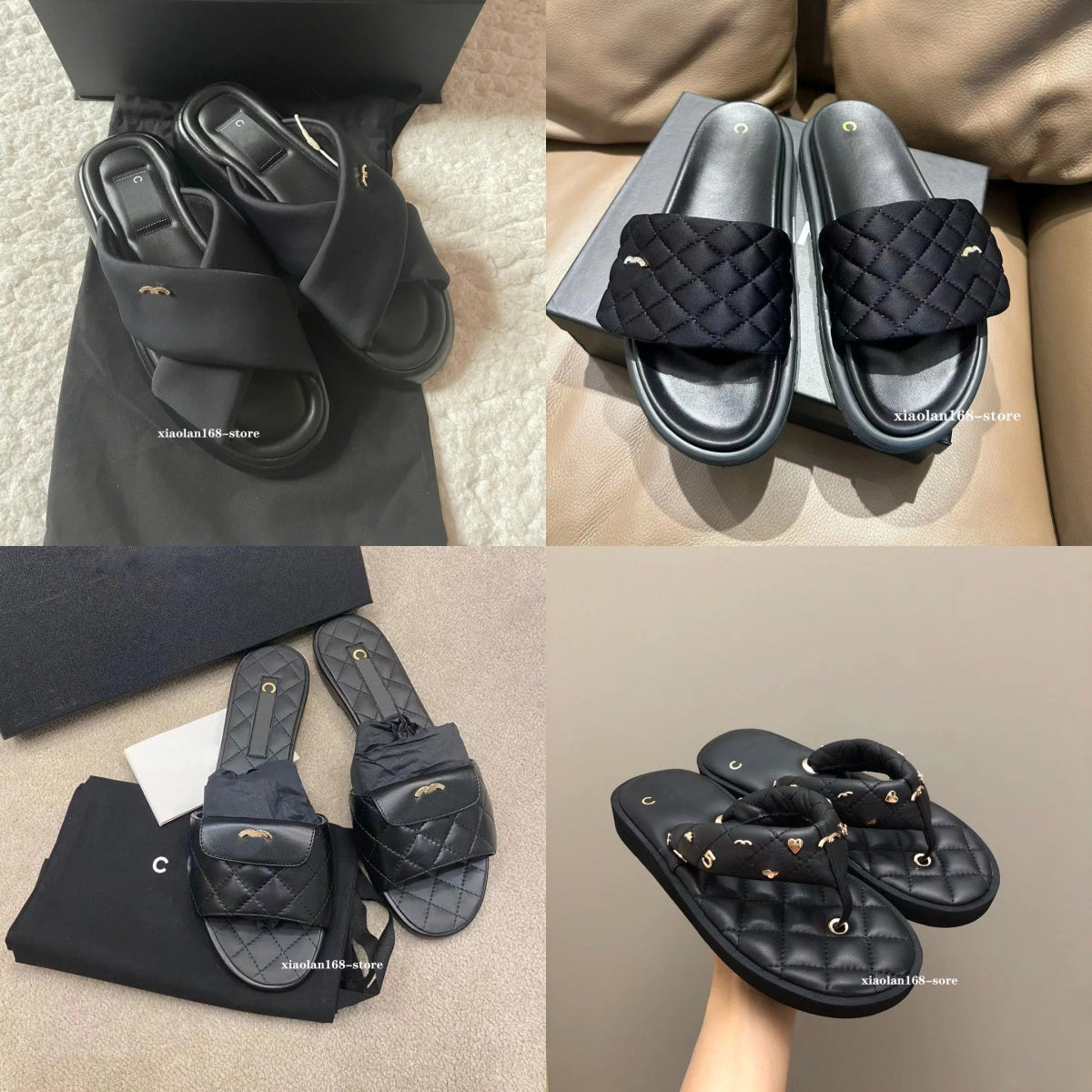 Paris Designer Sandals Womens Slippers New Summer Slipper Luxury Female Flats Slides Vacation Beach Low Heel Flip Flops Ladies Shoes