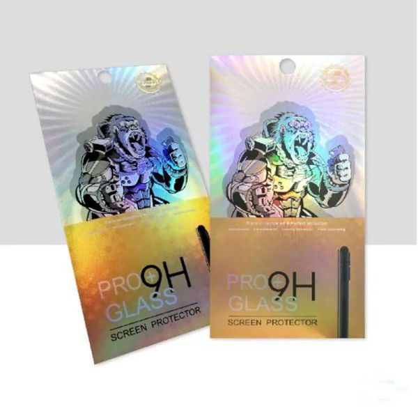 Gift Wrap Universal Paper Retail Package Packaging Box For Iphone14 Pro Max 8 7 Tempered Glass Screen Protector Film Package LL