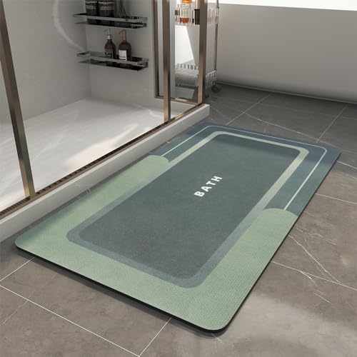 MontVoo-Bath Mat-Bath Mat Rug Non Slip Super Absorbent Stain Resistant Quick Dry Thin Bathroom Rug-Bath Mats for Bathroom Floor Bathtub Vanity-Bathmat