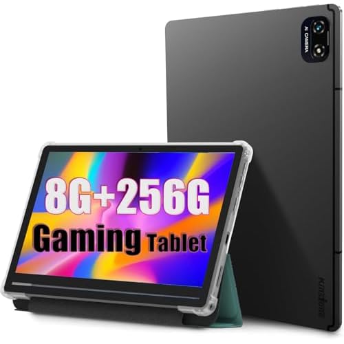 kinstone Tablet 10.1 Zoll Gaming Tablet, Octa-Core CPU 8GB RAM 256GB ROM,(2.4G+5G) IPS 1920x1200 FHD Display,5MP+13MP Kamera,WiFi-GPS,Geschenke für K