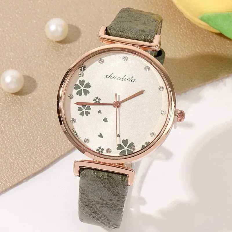Trendy Ladies Wrist Watches Women Simple Watches Casual Leather Strap Quartz Watch Clock Montre Femme Relogio FemininoX240920
