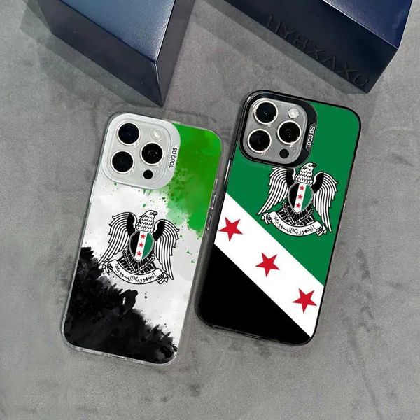 Syria Phone Case IMD FOR iPhone 16 15 14 13 12 11 Pro Max XR 8 7 Plus Suitable Galaxy S24 23 22 ultra Cover Z250122