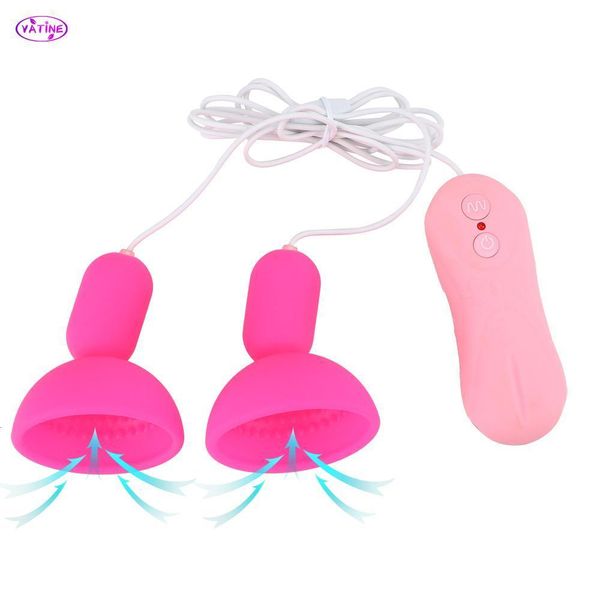 Adult Toys Vibrator Penghisap Puting Pompa ASI Spike untuk Wanita Mainan Seks Pembesaran Dada Vagina Klitoris Produk Erotis 230904