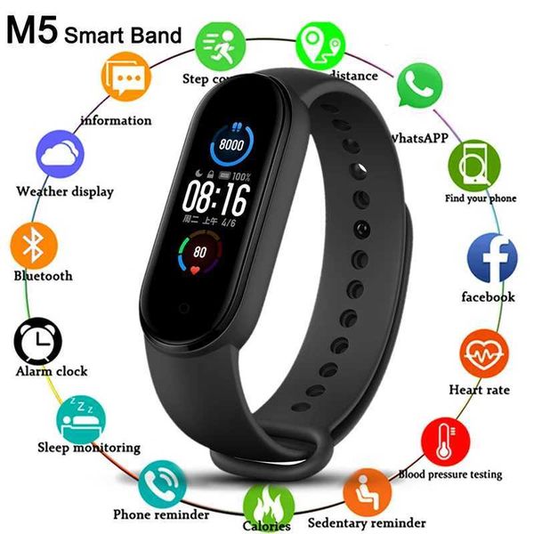 Smart Waterproof Sports Wahes Smart Wah Mens Wan Blood Pressure Monitor Fitness Bracelet Suitable for Android and iOS M241114