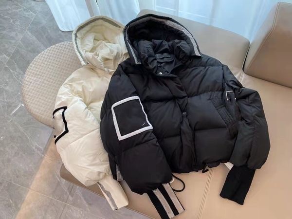 Womens designer luxury jacket winter down jackets fur coats hair collar warm fashion parkas lady cotton coat outerwear big pocket