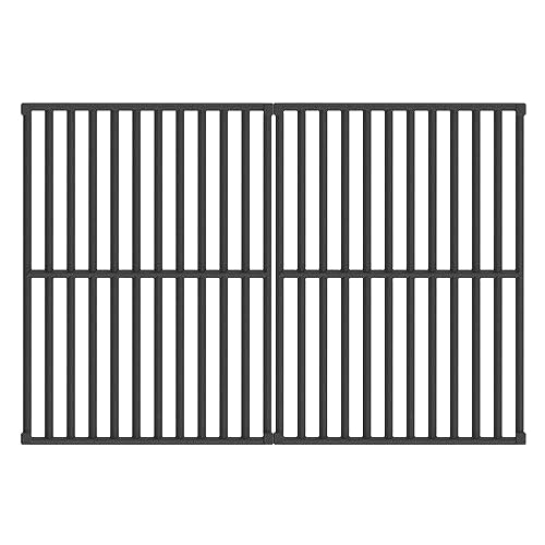 Monument Grills Outdoor Porcelain-Coated Cast Iron BBQ Cooking Grate Replacement for 3-Burner Grill Mesa 300, Mesa 400M, Mesa305, Mesa325, Mesa400MF,