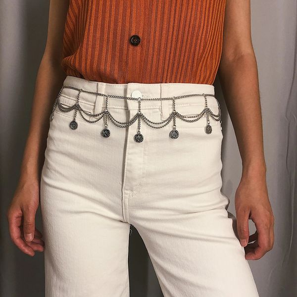 MAA-OE Bohemia Multi-level Gold-plate Coin Pendant Waist Chain For Women Jewelrys Belt Body Chains Party Gift Jewelry 241218