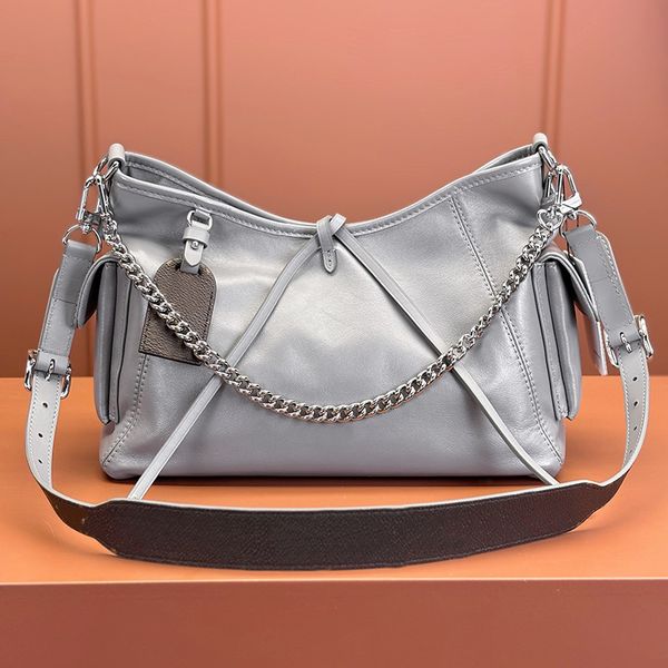 Mirror quality Designer Handbag Lambskin Shoulder Bag Genuine Leather Women Chain Bag With Box L267