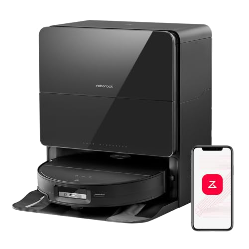 roborock Saros 10 Robot Vacuum Cleaner 22,000 Pa, 3.14-Inch Ultra Slim, Zero-Tangling, AI 3.0 Obstacle Avoidance, Auto Detachable Mop, 80°C Mop Washi