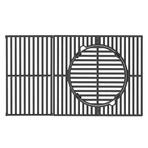 Monument Grills Outdoor Round BBQ Porcelain-Coated Cast Iron Cooking Grate Replacement for 4-Burner Grill Mesa 400, 25392 Round Cast Iron