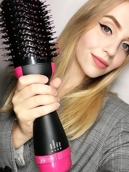 One Step Brush Negative Ionic Blow Comb Cold Styler Hair Salon Dryers Dryer Blower 230603