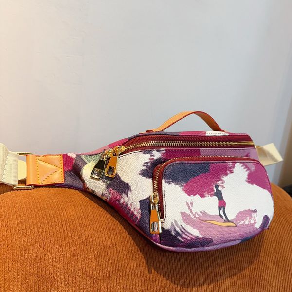 Leather Waist Belt Bag Mini Bumbag Ladies Pack Womens Fashion Chest Pack Classic Multifunction Large Capacity Beltbags handbags